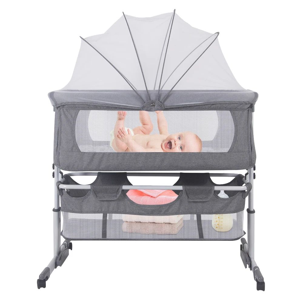 bebe couche dans le lit pliant pour bebe