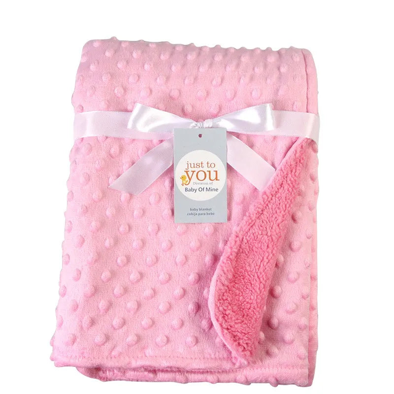 couverture bebe polaire attache