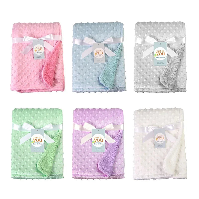 couverture bebe polaire six coulours