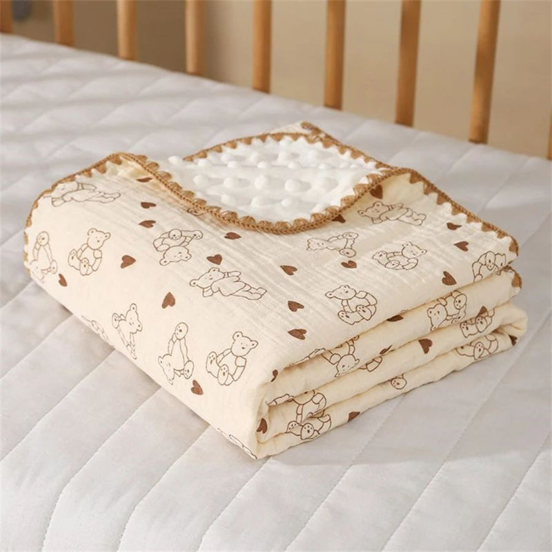 couverture pour bebe pliee