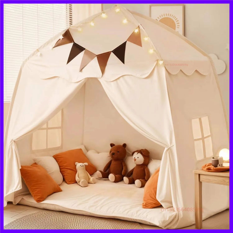 doudou dans le ciel de lit bebe