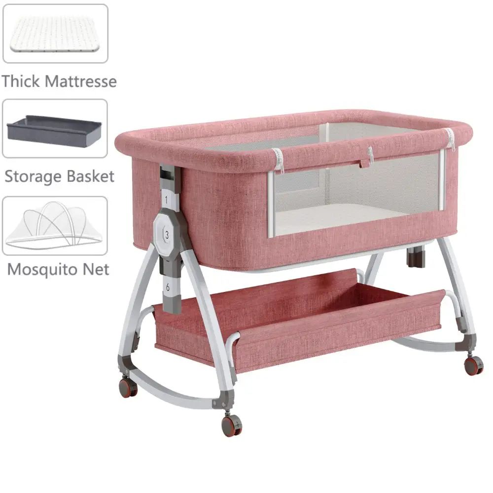lit bebe parapluie marron
