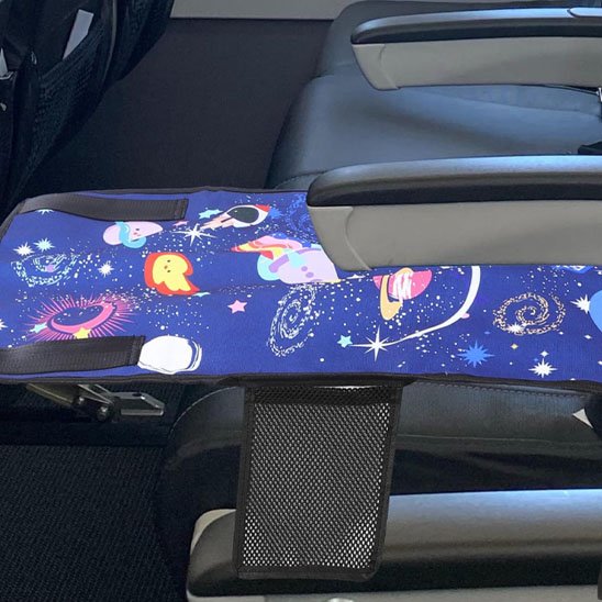 lit de voyage bébé bleu