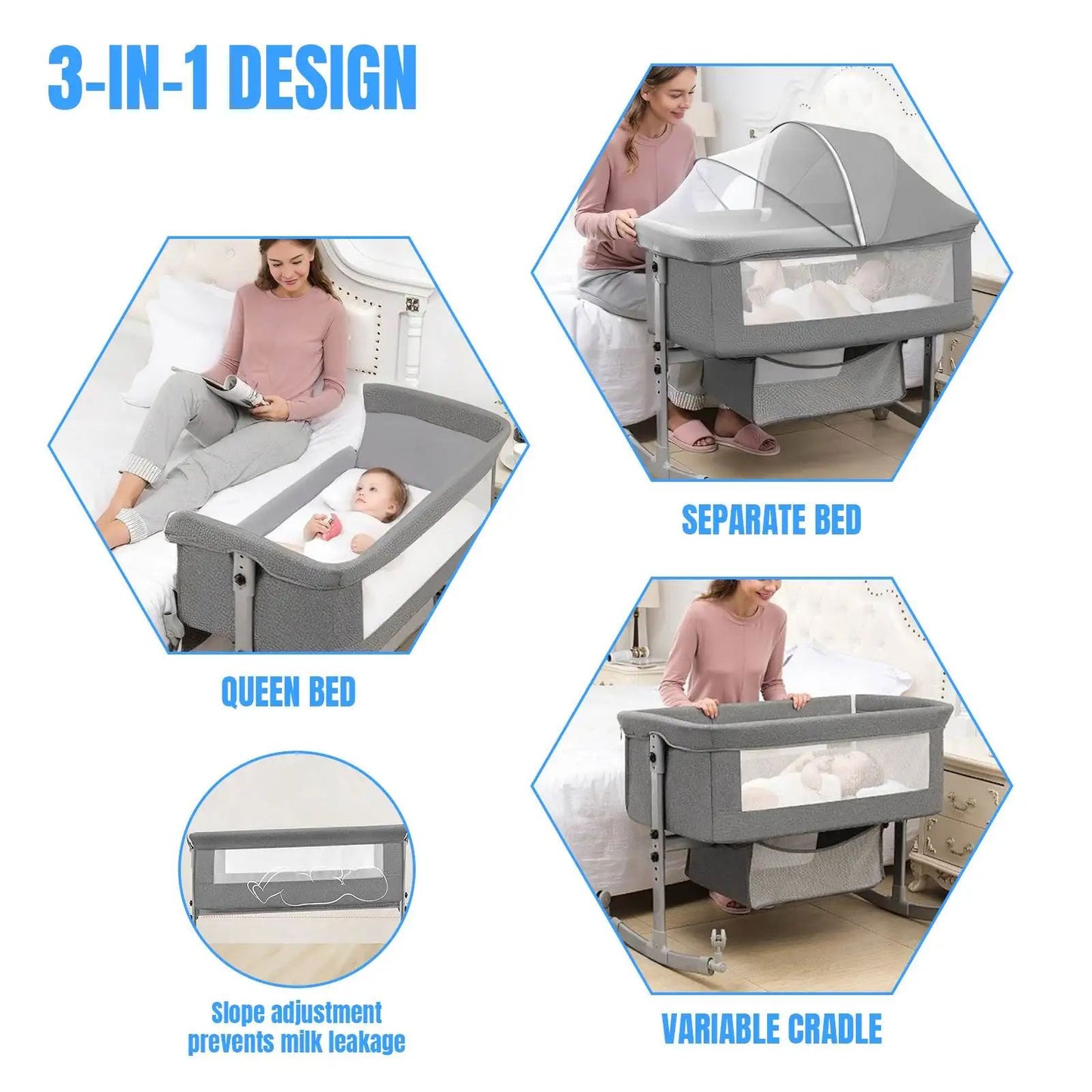 lit pliant bebe en demonstration