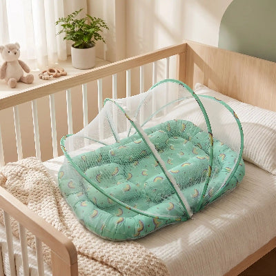 lit toile bebe pliable dans berceau bebe