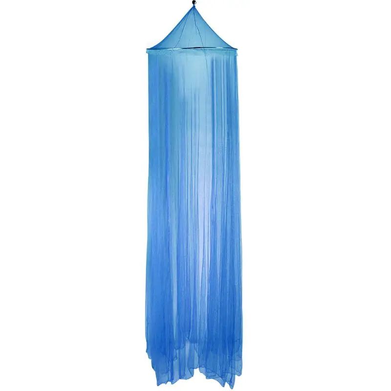 moustiquaire bebe bleue suspendue