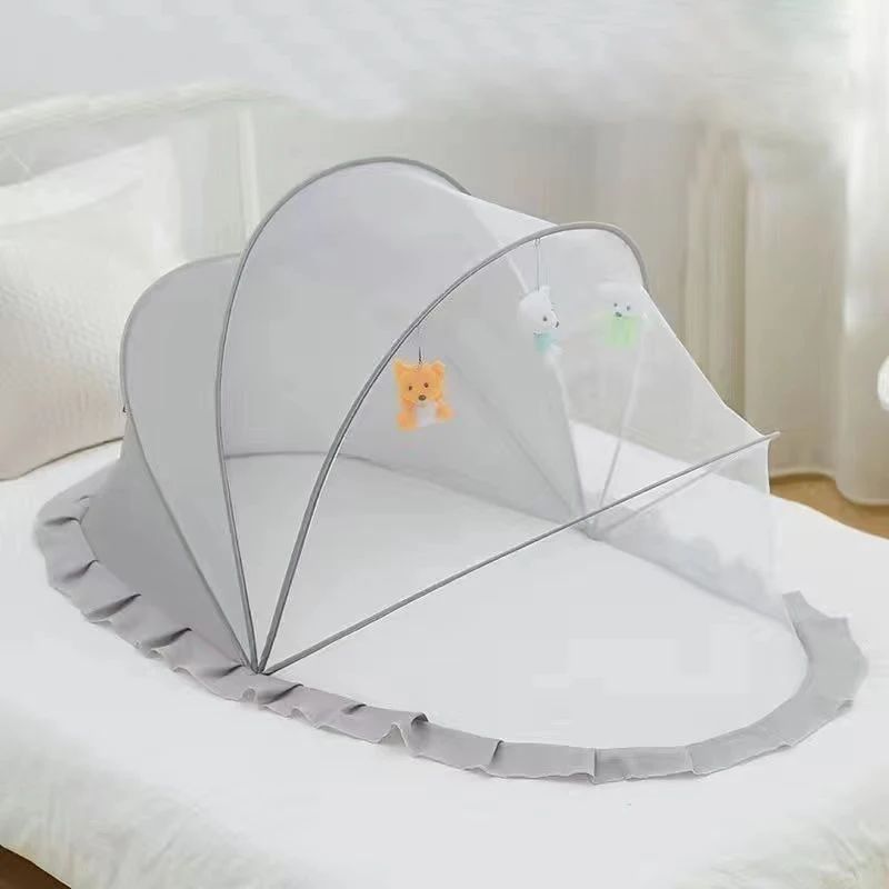 moustiquaire bebe grise