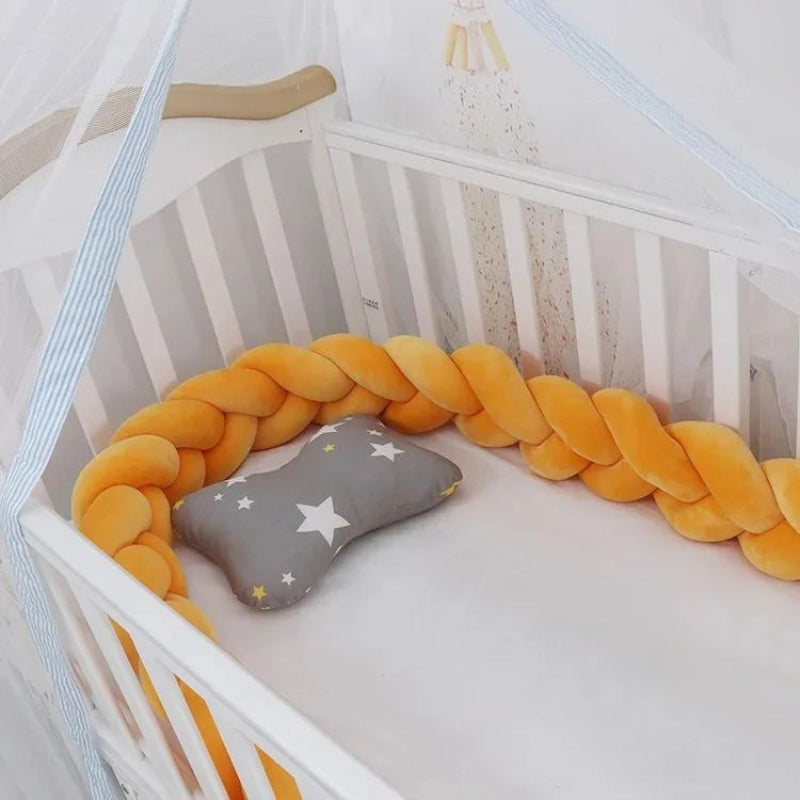 tresse de lit bebe orange