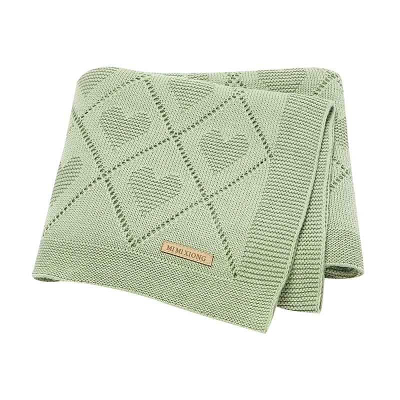 couverture bebe-vert