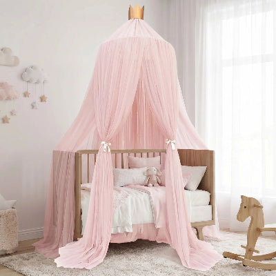 Ciel de lit moustiquaire bebe sur lit