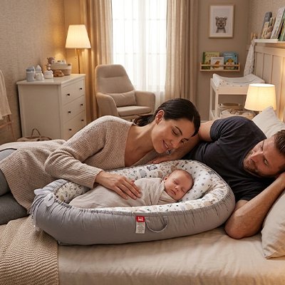 Bébé dans reducteur lit jusqu'à quel age entre parents
