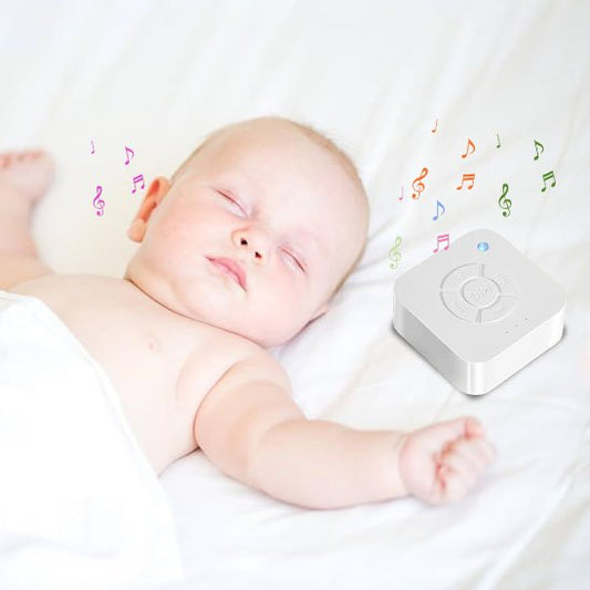bebe dormant a cote de sa veilleuse bruit blanc