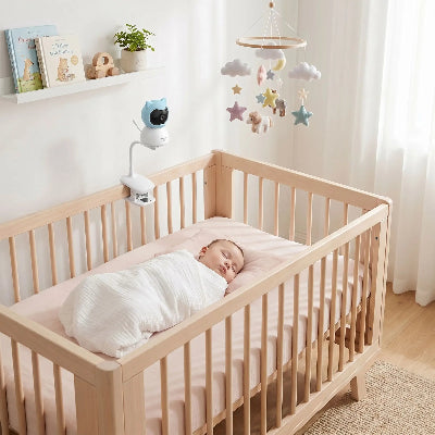 bebe dort sous surveillance camera pour bebe