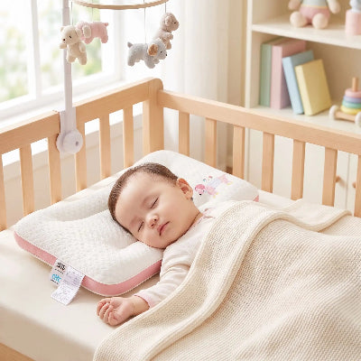 Bébé dort sur son oreiller bébé