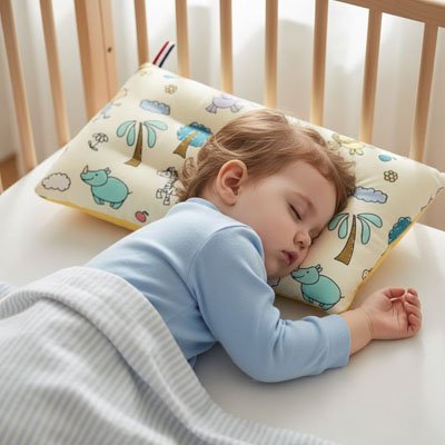 bebe dort sur son oreiller enfant 