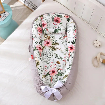 Berceau Bébé - NidPortableBébé™ - Fleurs - Bebe Fripouille
