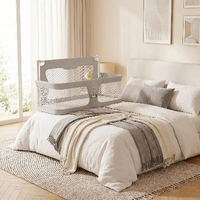berceau pliable fixer contre lit parents