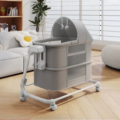 berceau pliable pour bebe dans joli salon