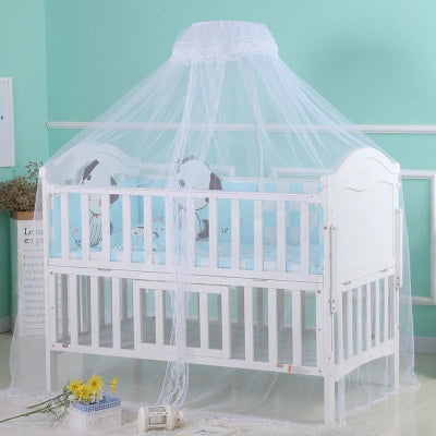 ciel de lit avec support blanc 9