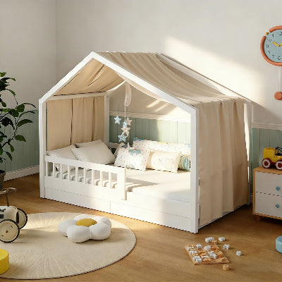 ciel de lit pour bebe dans chambre bien decore