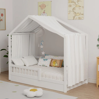 ciel de lit pour bebe sur lit