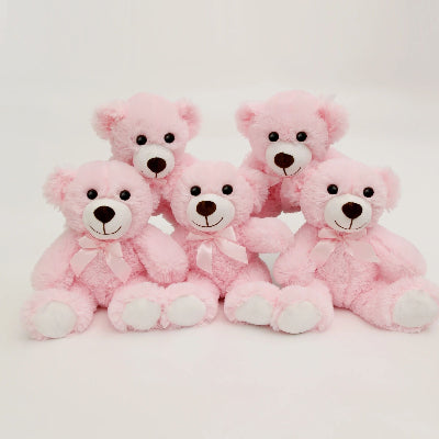 cinq rose teddy ours en peluche