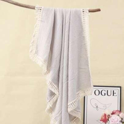 Couverture Bebe - BabyBlanket™ - Gris - Bebe Fripouille