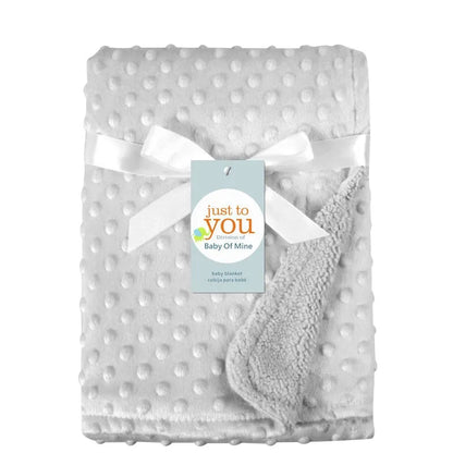 couverture bebe polaire grise