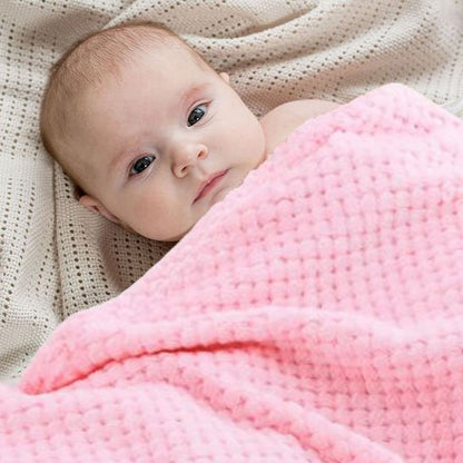 couverture bébé rose