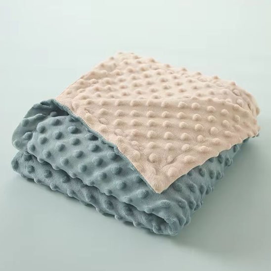 Couverture bébé verte