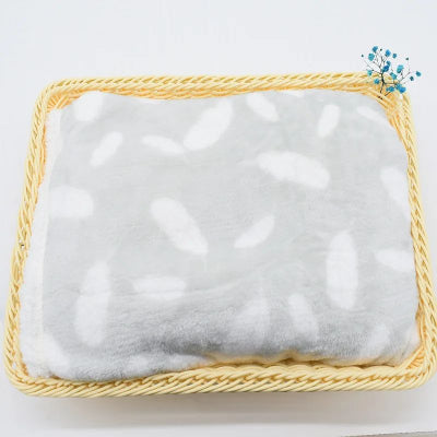 couverture nouveau ne plier dans panier