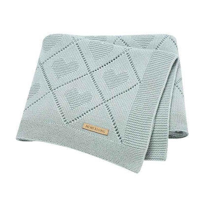 couverture pour bebe gris clair