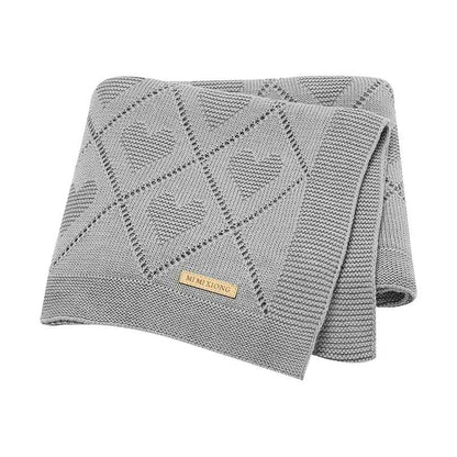 couverture pour bebe grise