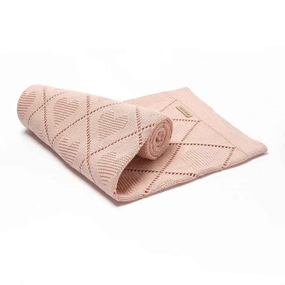 couverture pour bebe rose