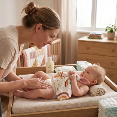 Doudou bébé dans la main de bébé