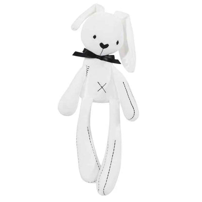doudou bebe garcon blanc et cravatte noir