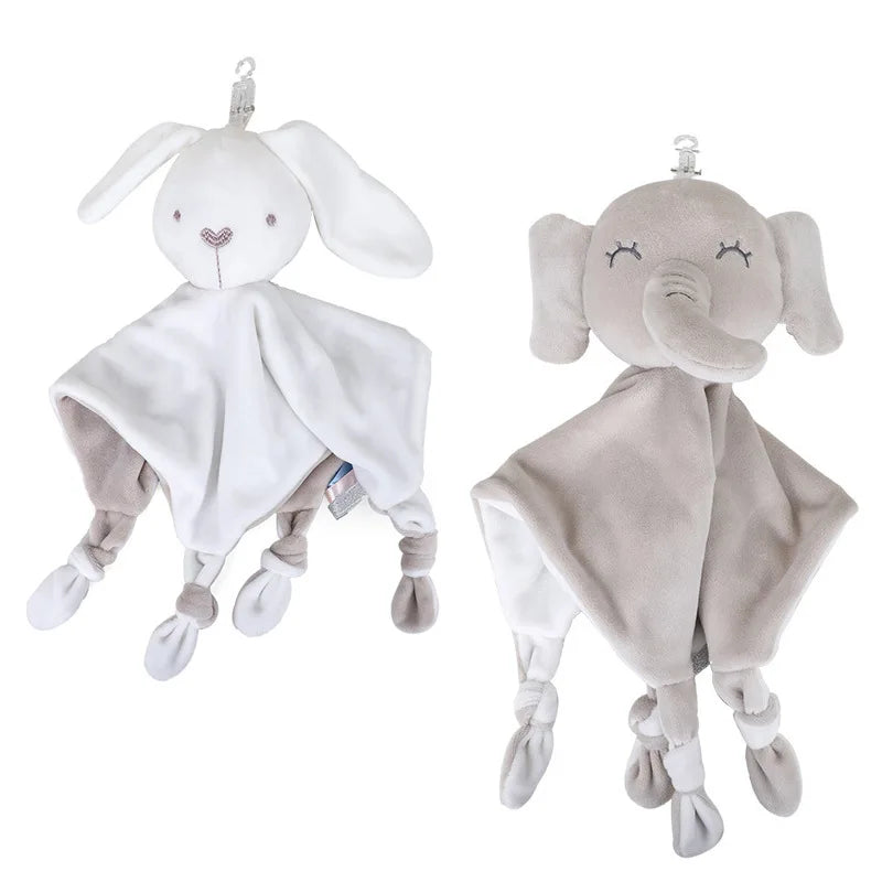 doudou blanc et beige