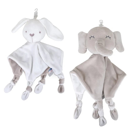 doudou blanc et beige