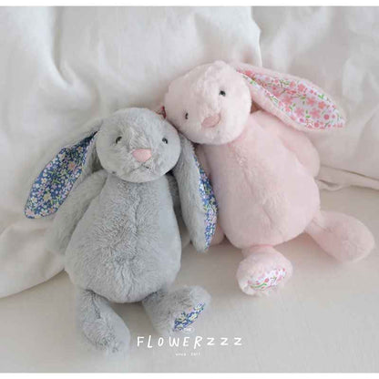 doudou pour bebe gris et rose