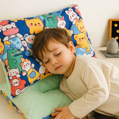 enfant dormant sur son oreiller enfant