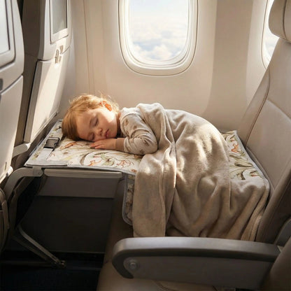 enfant dort sur son lit de voyage bebe