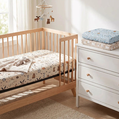 Ensemble de trois drap housse petit nuage