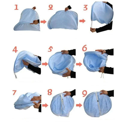 formes de pliage de moustiquaire bebe