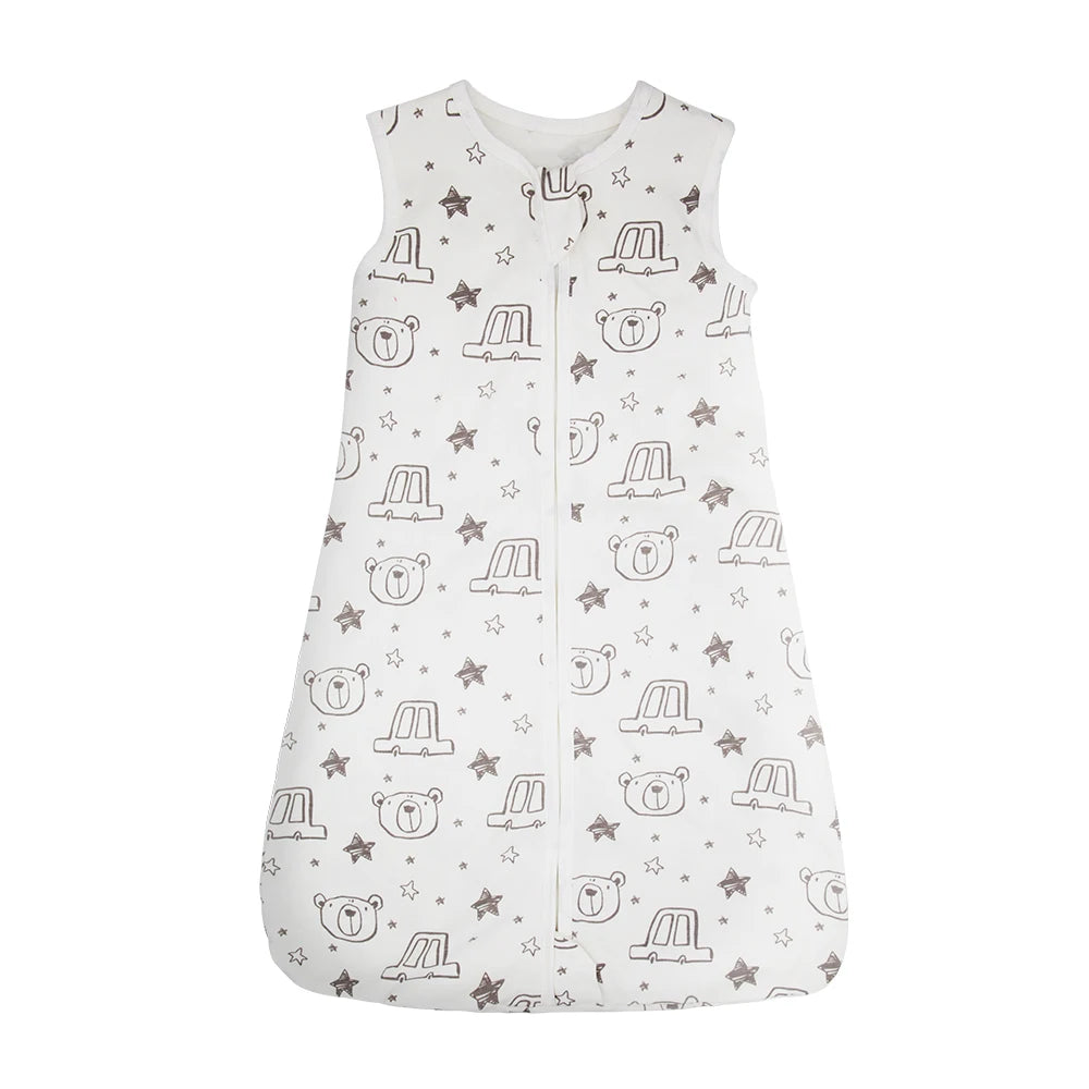 gigoteuse bebe blanc dessin en ours