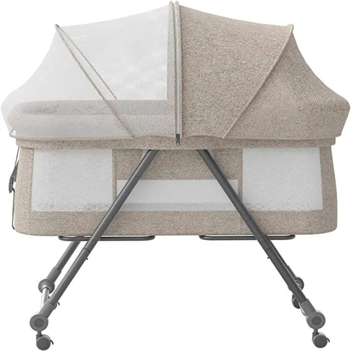 lit parapluie bebe beige