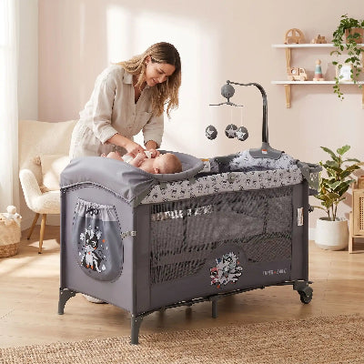 Lit parapluie bébé confort avec doudou