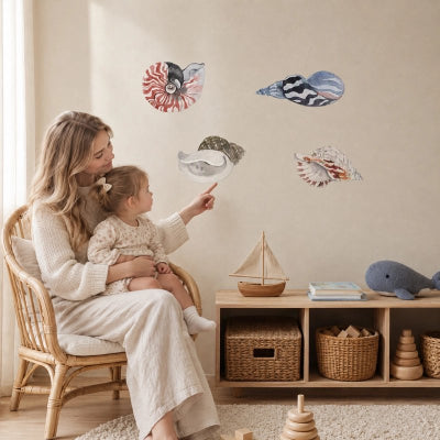 Maman montre stickers muraux