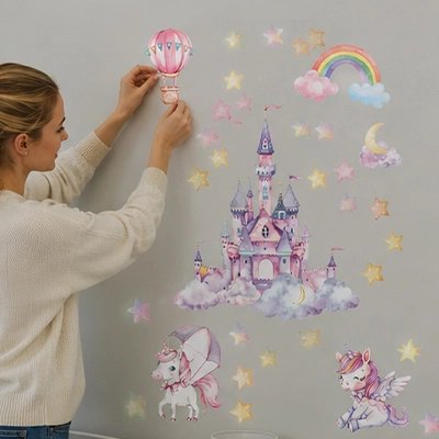 Maman place stickers decoratif muraux
