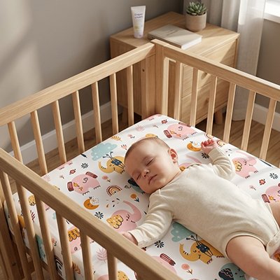 Matelas protéger de drap housse lit bebe 