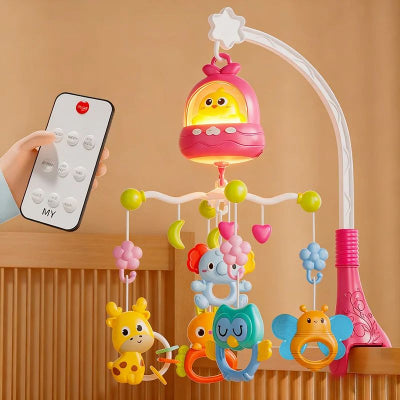 mobile musical bébé rouge